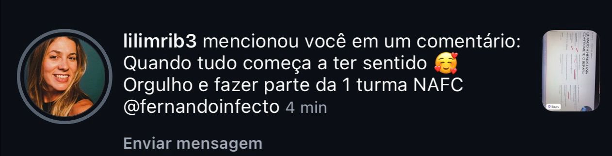 Depoimento — lilimrib3, quando tudo começa a ter sentido